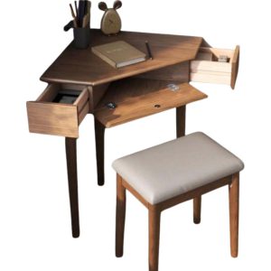 Corner Fold-Out Vanity Desk