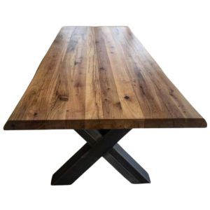 The Rustic Modern Crossbeam Table