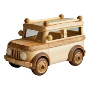 Classic Wooden SUV Toy