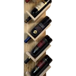 Geometric Wall Wine Shelf