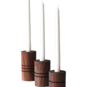 Modern Walnut Pillars